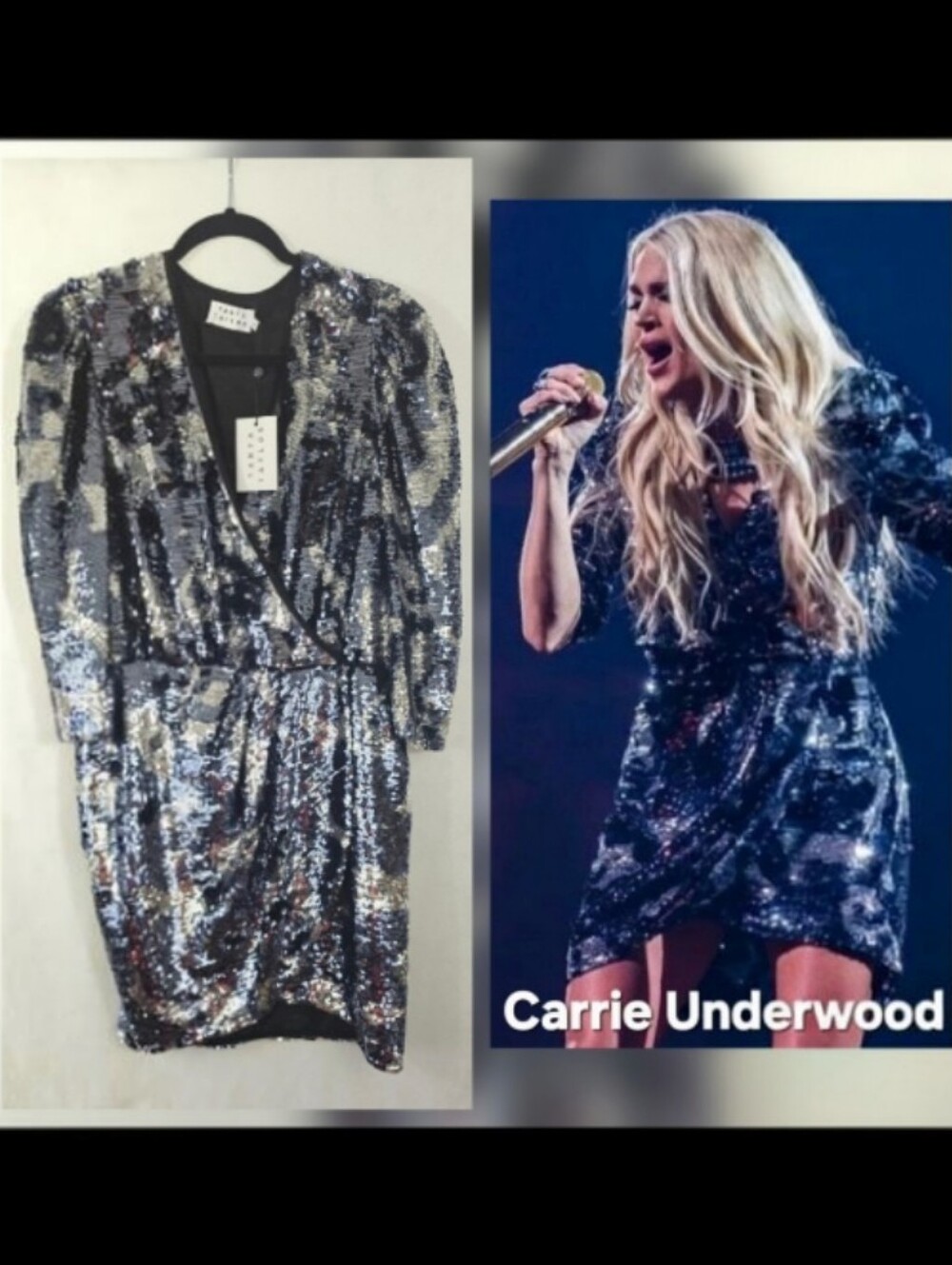 $695 Tanya Taylor Sequin Zoey Dress
